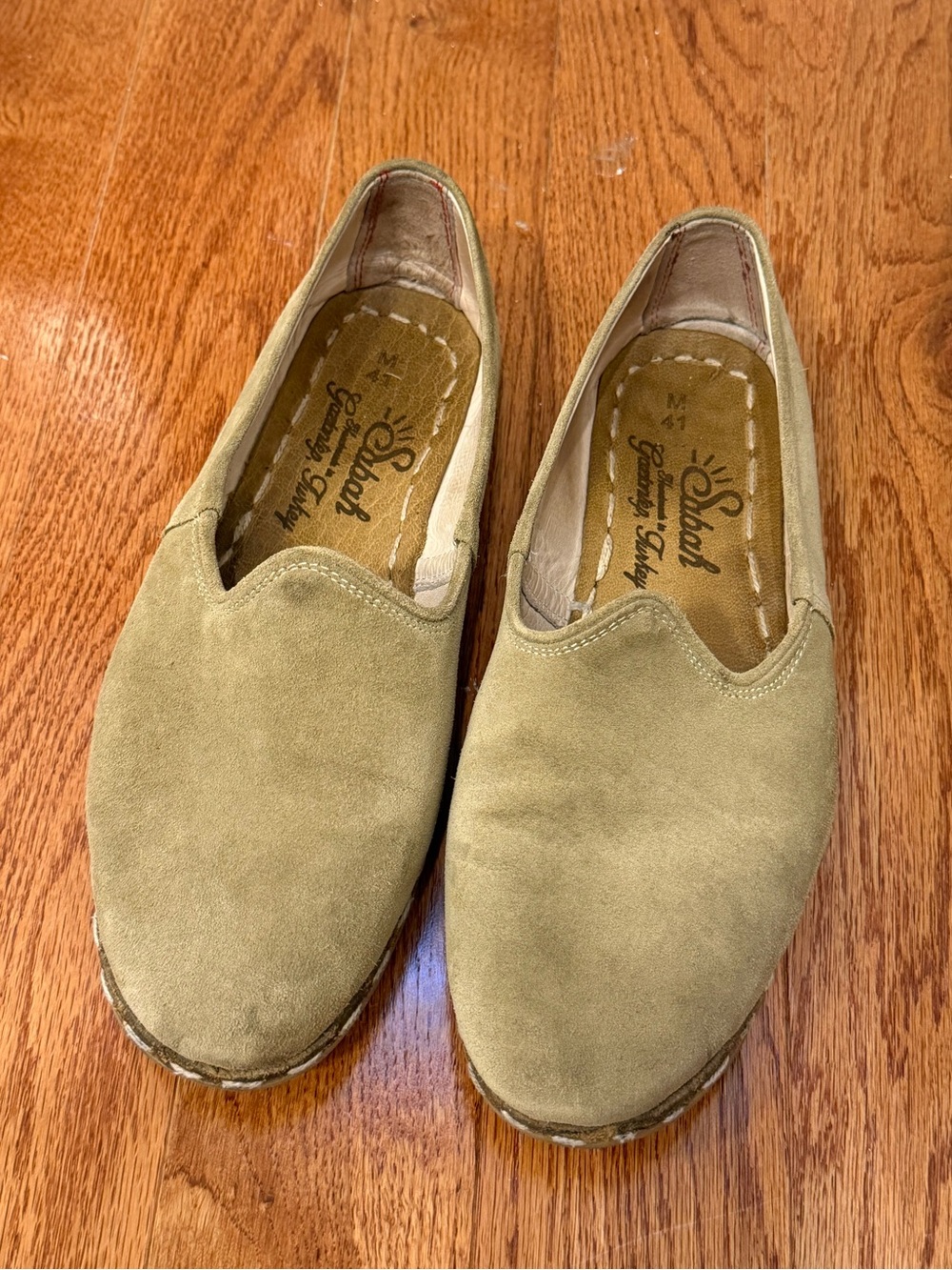 Men’s Olio Green Suede Sabah Slip-On Loafer - Picture 5 of 10